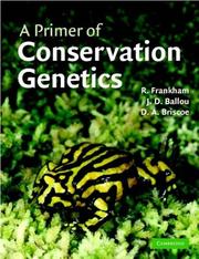 PRIMER OF CONSERVATION GENETICS by Richard Frankham