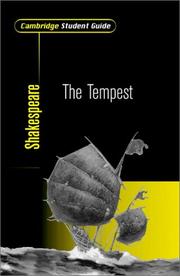Cover of: Cambridge Student Guide to The Tempest (Cambridge Student Guides) by Rex Gibson