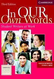 In our own words by Rebecca Mlynarczyk, Haber S. B., Steven B. Haber