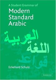 Cover of: A Student Grammar of Modern Standard Arabic