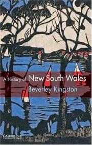 Cover of: A History of New South Wales by Beverley Kingston