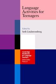 Cover of: Language activities for teenagers