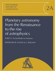 Cover of: General History of Astronomy