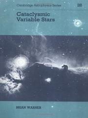 Cover of: Cataclysmic Variable Stars (Cambridge Astrophysics) by Brian Warner