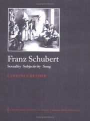 Cover of: Franz Schubert: Sexuality, Subjectivity, Song (Cambridge Studies in Music Theory and Analysis)