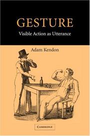 Gesture by Adam Kendon