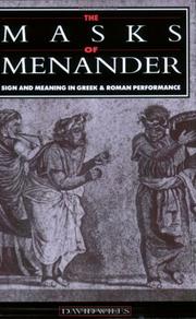 The Masks of Menander by David Wiles