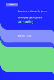 Cover of: Teaching and Assessing Skills in Accounting (Cambridge International Examinations)