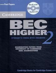 Cover of: Cambridge BEC Preliminary 2 Self Study Pack: Examination papers from University of Cambridge ESOL Examinations