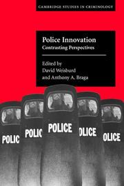 Cover of: Police Innovation: Contrasting Perspectives (Cambridge Studies in Criminology)