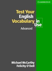 Cover of: Test your English vocabulary in use