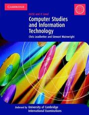 Cover of: Computer Studies and Information Technology by Chris Leadbetter, Stewart Wainwright