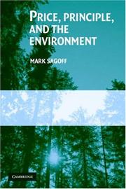 Cover of: Price, Principle, and the Environment