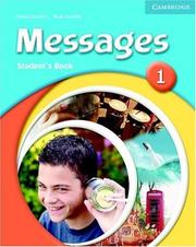 Cover of: Messages 1 Student's Book (Messages)