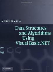 Cover of: Data Structures and Algorithms Using Visual Basic.NET