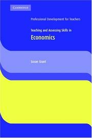 Cover of: Teaching and Assessing Skills in Economics (Cambridge International Examinations) by Susan Grant