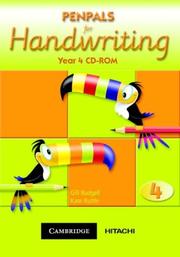 Cover of: Penpals for Handwriting Year 4 CD-ROM (Penpals for Handwriting)