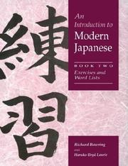 Cover of: An Introduction to Modern Japanese: Book Two