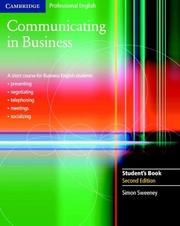 Cover of: Communicating in Business Student's Book (Cambridge Professional English)