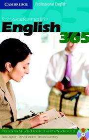 Cover of: English365 3 Personal Study Book with Audio CD
