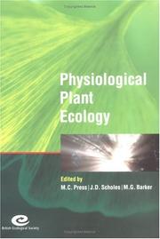 Cover of: Physiological Plant Ecology: 39th Symposium of the British Ecological Society (Symposia of the British Ecological Society)