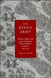 Cover of: The king's army by Wood, James B.