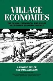Cover of: Village economies by J. Edward Taylor