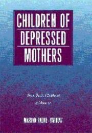 Cover of: Children of depressed mothers: from early childhood to maturity