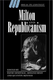 Cover of: Milton and republicanism