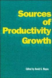 Cover of: Sources of productivity growth