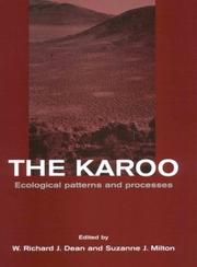 Cover of: The Karoo: Ecological Patterns and Processes