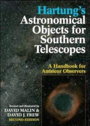 Cover of: Hartung's astronomical objects for southern telescopes: a handbook for amateur observers