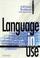 Cover of: Language in Use Upper-intermediate Self-study workbook with answer key