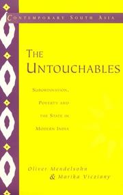 Cover of: The untouchables: subordination, poverty, and the state in modern India