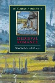 Cover of: The Cambridge companion to medieval romance