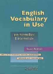 Cover of: English vocabulary in use: pre-intermediate and intermediate