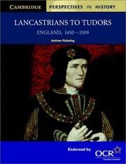 Cover of: Lancastrians to Tudors: England 1450-1509
