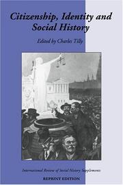 Cover of: Citizenship, identity and social history