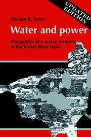 Cover of: Water and Power by Miriam R. Lowi