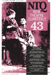Cover of: New Theatre Quarterly 43 (New Theatre Quarterly)