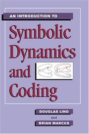 Cover of: An introduction to symbolic dynamics and coding