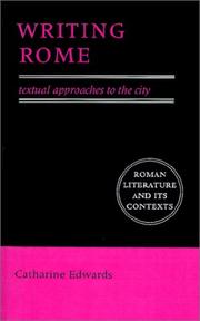 Cover of: Writing Rome: textual approaches to the city