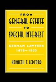 From general estate to special interest by Kenneth F. Ledford