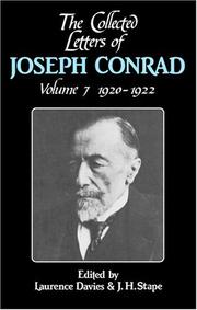 Cover of: The collected letters of Joseph Conrad by Joseph Conrad