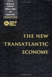 Cover of: The new transatlantic economy by edited by Matthew B. Canzoneri, Wilfred J. Ethier and Vittorio Grilli.