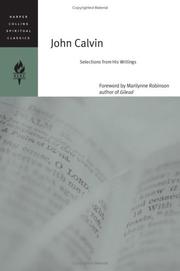 Cover of: John Calvin by Jean Calvin, Jean Calvin