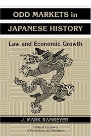 Cover of: Odd markets in Japanese history by J. Mark Ramseyer