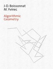 Cover of: Algorithmic geometry