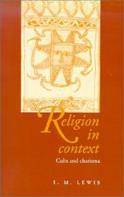 Religion in context by Lewis, I. M.
