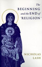 Cover of: The beginning and the end of 'religion'